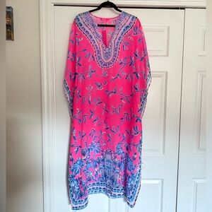 Lilly Pulitzer Vibrant Pink and Blue Coverup